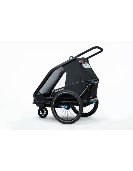 Cykelvagn Cube CMPT Svart med dämpning
