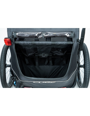 Cykelvagn Cube CMPT Svart med dämpning