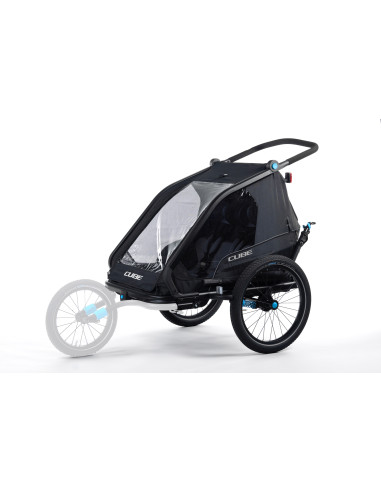 Cykelvagn Cube CMPT Svart med dämpning