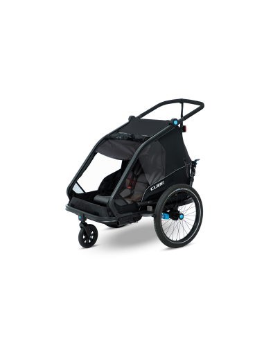 Cykelvagn Cube CMPT Svart med dämpning