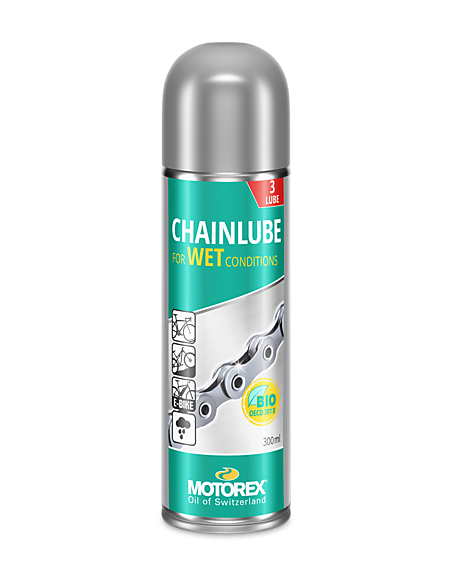 Motorex kedjeolja 300ml (spray blöta förhållanden)