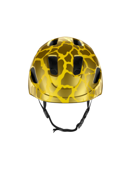 Hjälm Lazer Pnut Kineticore guld/giraff 46-52cm (grönt spänne)