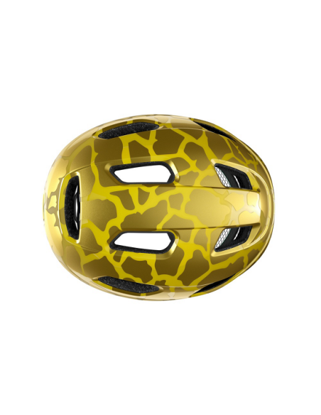 Hjälm Lazer Pnut Kineticore guld/giraff 46-52cm (grönt spänne)