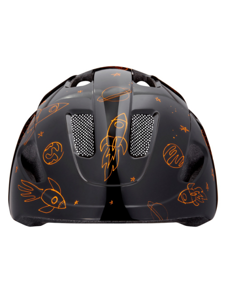 Hjälm Lazer Pnut Kineticore svart/raket 46-52cm (grönt spänne)