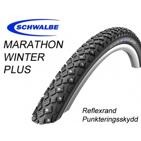 35-622 (28 X 1.35") Schwalbe Marathon Winter Plus Smartguard 240 dubb