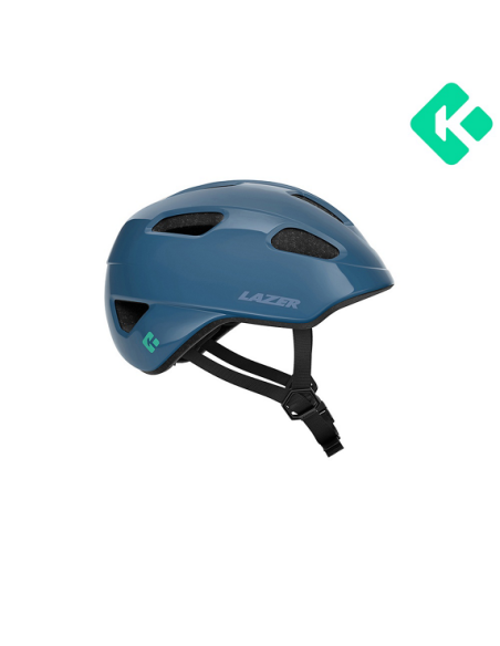 Hjälm Lazer Nutz 2.0 Kineticore blå 50-56cm (grönt spänne)