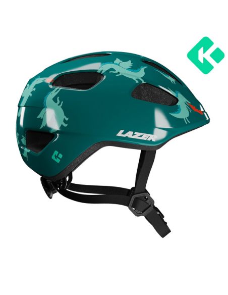 Hjälm Lazer Nutz 2.0 Kineticore grön drake 50-56cm (grönt spänne)