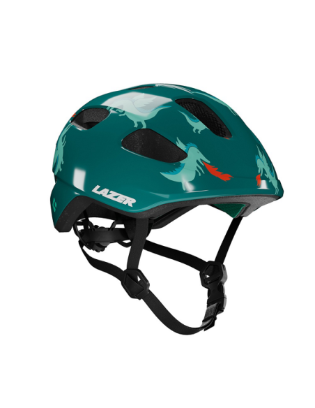 Hjälm Lazer Nutz 2.0 Kineticore grön drake 50-56cm (grönt spänne)