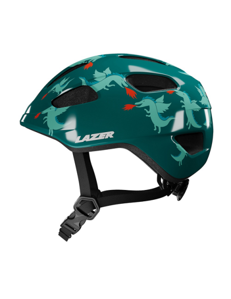 Hjälm Lazer Nutz 2.0 Kineticore grön drake 50-56cm (grönt spänne)