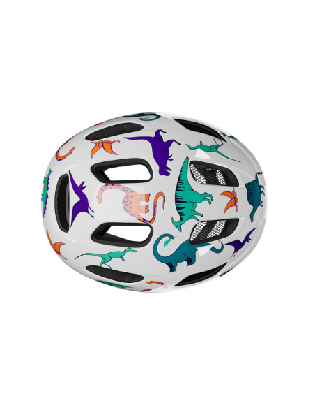 Hjälm Lazer Pnut Kineticore dinosaurie 46-52cm (grönt spänne)