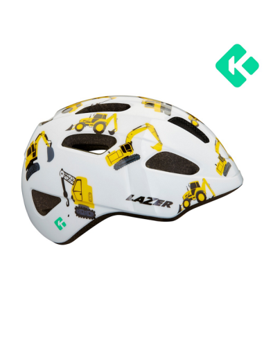 Hjälm Lazer Pnut Kineticore grävmaskin 46-52cm (grönt spänne)