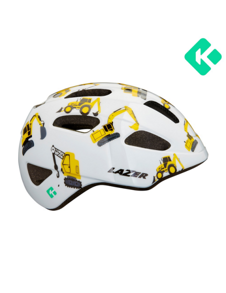 Hjälm Lazer Pnut Kineticore grävmaskin 46-52cm (grönt spänne)
